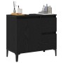 Gabinete de baño Roble negro Madera elaborada Mediano von , Badezimmerwaschtische - Ref: Foro24-862812, Preis: 72,47 €, Rabat...