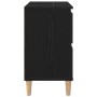 Gabinete de Lavabo Negro Roble 80x33x60 cm Madera Elaborada von , Badezimmerwaschtische - Ref: Foro24-862813, Preis: 94,20 €,...