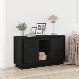 Aparador Negro Roble 102x35x60 cm Madera elaborada von , Sideboards - Ref: Foro24-862815, Preis: 101,43 €, Rabatt: %