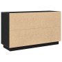 Aparador Negro Roble 102x35x60 cm Madera elaborada de , Aparadores - Ref: Foro24-862815, Precio: 105,46 €, Descuento: %