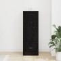 Altillo Negro Roble 36x35,5x103,5 cm Madera Elaborada de , Aparadores - Ref: Foro24-862819, Precio: 69,45 €, Descuento: %