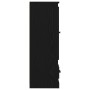 Altillo Negro Roble 36x35,5x103,5 cm Madera Elaborada de , Aparadores - Ref: Foro24-862819, Precio: 69,45 €, Descuento: %