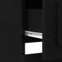 Altillo Negro Roble 36x35,5x103,5 cm Madera Elaborada de , Aparadores - Ref: Foro24-862819, Precio: 69,45 €, Descuento: %
