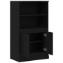 Mueble Alto Roble Negro 60x35.5x103.5 cm Madera Resistente de , Aparadores - Ref: Foro24-862820, Precio: 86,04 €, Descuento: %