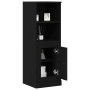 Gabinete Alto de Roble Negro 36x35.5x103.5 cm Madera MDF de , Aparadores - Ref: Foro24-862821, Precio: 65,30 €, Descuento: %