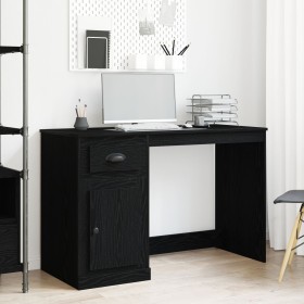 Escritorio con almacenamiento roble negro
