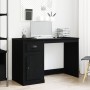 Escritorio con almacenamiento roble negro 50x115x75 cm madera aglomerada de , Escritorios - Ref: Foro24-862824, Precio: 110,6...