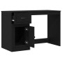 Escritorio con almacenamiento roble negro 50x115x75 cm madera aglomerada de , Escritorios - Ref: Foro24-862824, Precio: 110,6...