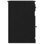 Escritorio con almacenamiento roble negro 50x115x75 cm madera aglomerada de , Escritorios - Ref: Foro24-862824, Precio: 110,6...