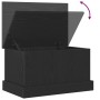 Caja de almacenamiento Negro Roble 50x30x28 cm Madera elaborada von , Aufbewahrungskisten - Ref: Foro24-862825, Preis: 43,68 ...