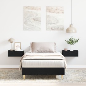 Estructura de Cama 90x190 cm Madera de Roble Negra von , Betten und Lattenroste - Ref: Foro24-862862, Preis: 84,23 €, Rabatt:...