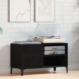 Armario de Discos Negro Roble 84,5x38x48 cm Madera Elaborada de , Armarios y almacenamiento - Ref: Foro24-862867, Precio: 69,...
