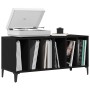 Armario para discos Roble Negro - 100x38x48 cm Hecho de madera by , Closets and storage - Ref: Foro24-862869, Price: 89,48 €,...