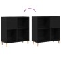 Gabinete de Registros Negro Roble 84,5x38x89 cm Madera Elaborada von , Schränke und Lagerung - Ref: Foro24-862870, Preis: 92,...