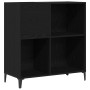 Armario de discos  Negro Roble 84,5x38x89 cm Madera elaborada | Foro24.es | Tu tienda online para hogar, jardín y más Foro24.es