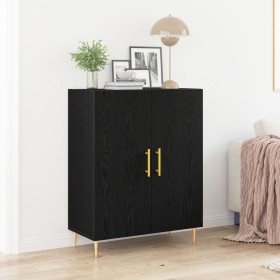 Aparador Negro Roble 69,5x34x90 cm Madera Ingenierizada von , Sideboards - Ref: Foro24-862872, Preis: 87,86 €, Rabatt: -5%%