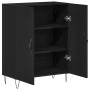 Aparador Negro de Roble 69,5x34x90 cm Madera Elaborada de , Aparadores - Ref: Foro24-862873, Precio: 94,85 €, Descuento: %