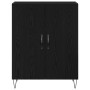 Aparador Negro de Roble 69,5x34x90 cm Madera Elaborada de , Aparadores - Ref: Foro24-862873, Precio: 94,85 €, Descuento: %