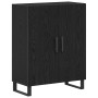 Aparador Negro de Roble 69,5x34x90 cm de Madera Elaborada de , Aparadores - Ref: Foro24-862875, Precio: 96,45 €, Descuento: %