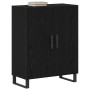 Aparador Negro de Roble 69,5x34x90 cm de Madera Elaborada de , Aparadores - Ref: Foro24-862875, Precio: 96,45 €, Descuento: %