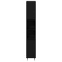 Armario de baño Negro Roble 30x30x190 cm Madera de ingeniería by , Bathroom furniture - Ref: Foro24-862881, Price: 90,88 €, D...