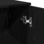 Armario de baño Negro Roble 30x30x190 cm Madera de ingeniería by , Bathroom furniture - Ref: Foro24-862881, Price: 90,88 €, D...