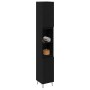 Armario de Baño Negro Roble 30x30x190 cm Madera Ingenierizada von , Badezimmermöbel - Ref: Foro24-862882, Preis: 87,52 €, Rab...