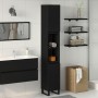 Gabinete de baño Negro Roble 30x30x190 cm Madera elaborada von , Badezimmerwaschtische - Ref: Foro24-862883, Preis: 91,02 €, ...
