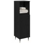 Cabinet de Baño Negro Roble 30x30x100 cm Madera Ingenierizada von , Badezimmermöbel - Ref: Foro24-862884, Preis: 60,02 €, Rab...