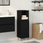 Armario de baño  Negro Roble 30x30x100 cm Madera elaborada | Foro24.es | Tu tienda online para hogar, jardín y más Foro24.es