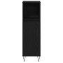 Armario de baño Negro Roble 30x30x100 cm Madera elaborada de , Muebles de baño - Ref: Foro24-862885, Precio: 60,42 €