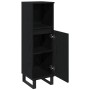 Armario de Baño Negro Roble 30x30x100 cm Madera Elaborada by , bathroom vanities - Ref: Foro24-862886, Price: 61,20 €, Discou...