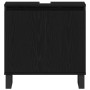 Armario de lavabo Negro Roble 58x33x60 cm Madera elaborada de , Muebles de baño - Ref: Foro24-862889, Precio: 61,60 €, Descue...