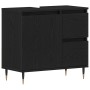 Cabinet de lavabo Negro Roble 65x33x60 cm Madera elaborada by , bathroom vanities - Ref: Foro24-862890, Price: 78,65 €, Disco...