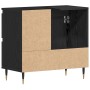 Cabinet de lavabo Negro Roble 65x33x60 cm Madera elaborada by , bathroom vanities - Ref: Foro24-862890, Price: 78,65 €, Disco...