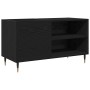 Armario de discos Negro Roble 84,5x38x48 cm Madera elaborada de , Almacenamiento para CD y DVD - Ref: Foro24-862896, Precio: ...