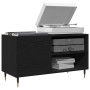 Armario de discos Negro Roble 84,5x38x48 cm Madera elaborada de , Almacenamiento para CD y DVD - Ref: Foro24-862896, Precio: ...
