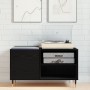 Armario de discos Negro Roble 84,5x38x48 cm Madera elaborada de , Almacenamiento para CD y DVD - Ref: Foro24-862896, Precio: ...
