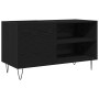 Gabinete para discos Negro Roble 84,5x38x48 cm Madera elaborada de , Almacenamiento para CD y DVD - Ref: Foro24-862897, Preci...
