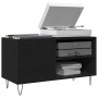 Gabinete para discos Negro Roble 84,5x38x48 cm Madera elaborada de , Almacenamiento para CD y DVD - Ref: Foro24-862897, Preci...