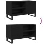 Armario de Registro Negro Roble 84,5x38x48 cm Madera Elaborada de , Almacenamiento para CD y DVD - Ref: Foro24-862898, Precio...