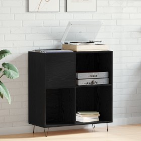 Armario para Registros en Roble Negro 84.5x38x90 cm by , CD and DVD storage - Ref: Foro24-862913, Price: 97,93 €, Discount: %