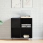 Armario para Registros en Roble Negro 84.5x38x90 cm de , Almacenamiento para CD y DVD - Ref: Foro24-862913, Precio: 101,81 €,...
