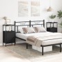 Mesas de Noche 2 pcs Negro Roble 41x31x80 cm Madera de ingeniería de , Mesitas de noche - Ref: Foro24-862918, Precio: 88,79 €...