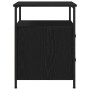 Mesa de Noche Negro Roble 44x45x60 cm Madera Ingenierizada y Acero de , Mesitas de noche - Ref: Foro24-862921, Precio: 74,50 ...