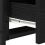 Mesa de Noche Negro Roble 44x45x60 cm Madera Ingenierizada y Acero de , Mesitas de noche - Ref: Foro24-862921, Precio: 74,50 ...