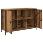 Mueble para TV de roble artesano 101x35x65 cm en madera elaborada y acero von , TV-Möbel - Ref: Foro24-862925, Preis: 91,73 €...