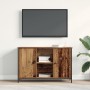 Mueble para TV de roble artesano 101x35x65 cm en madera elaborada y acero von , TV-Möbel - Ref: Foro24-862925, Preis: 91,73 €...