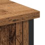 Mueble para TV de roble artesano 101x35x65 cm en madera elaborada y acero von , TV-Möbel - Ref: Foro24-862925, Preis: 91,73 €...
