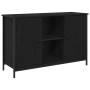 Cabinet para TV Roble Negro 101x35x65 cm Madera Elaborada y Acero von , TV-Möbel - Ref: Foro24-862927, Preis: 98,57 €, Rabatt: %
